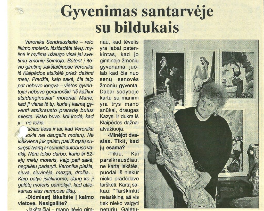 Vėronika Sendrauskaitė. "Švyturys", 2004 m. balandžio 24 d. Gintauto Maciaus nuotr.