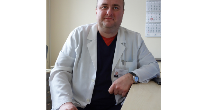 Kretingos ligoninės chirurgas Oleksandras Litvinenko.