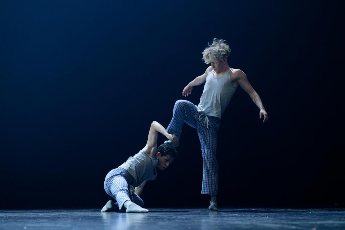Choreografo R.Bondaros choreografinė kompozicija „Žagsulys“ (Hiccup). Martyno Aleksos nuotr.22